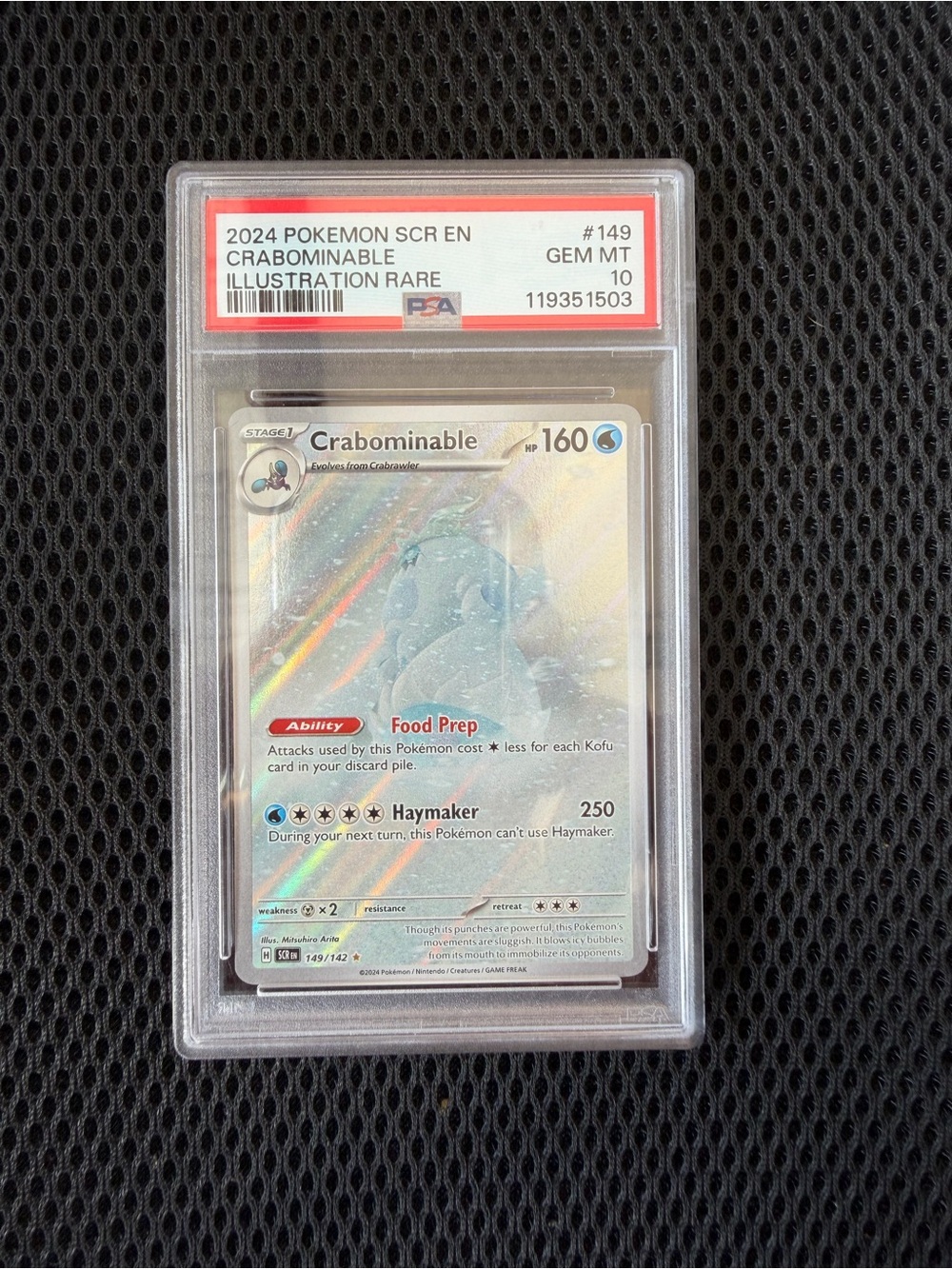 Pokémon SCR CRABOMINABLE RARE